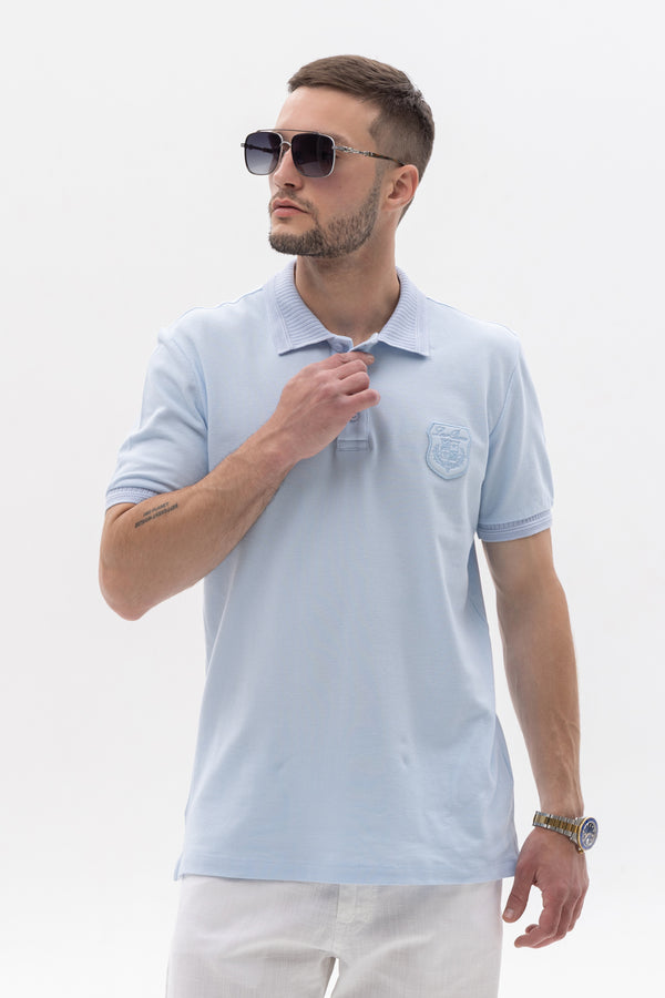 Loro Piana Light Blue Polo Shirt