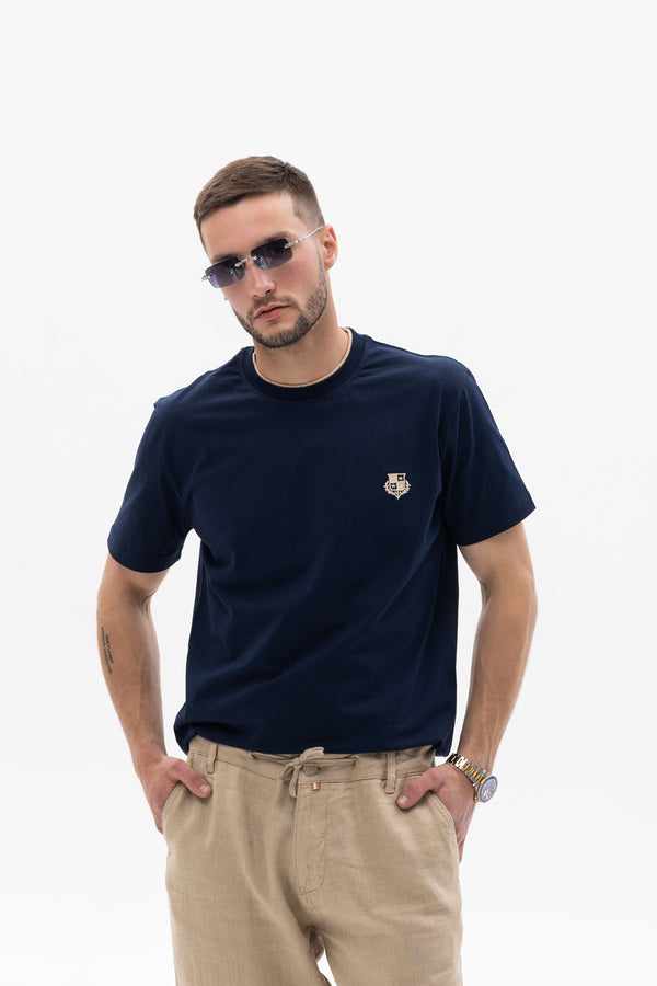 Loro Piana Dark Blue T-Shirt