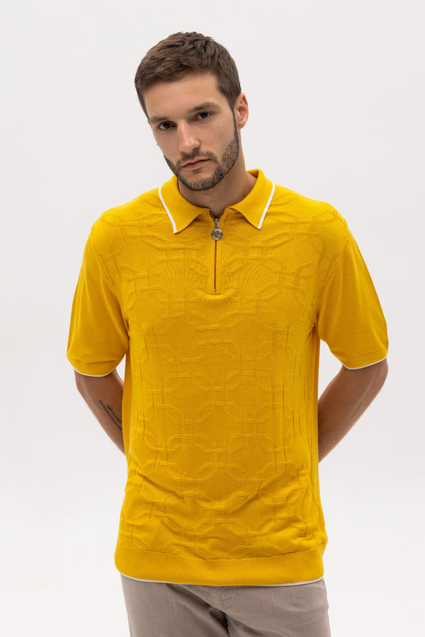 Stefano Ricci Yellow Polo Shirt