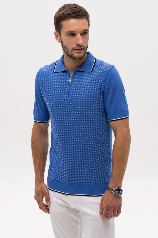 Stefano Ricci Blue Polo Shirt